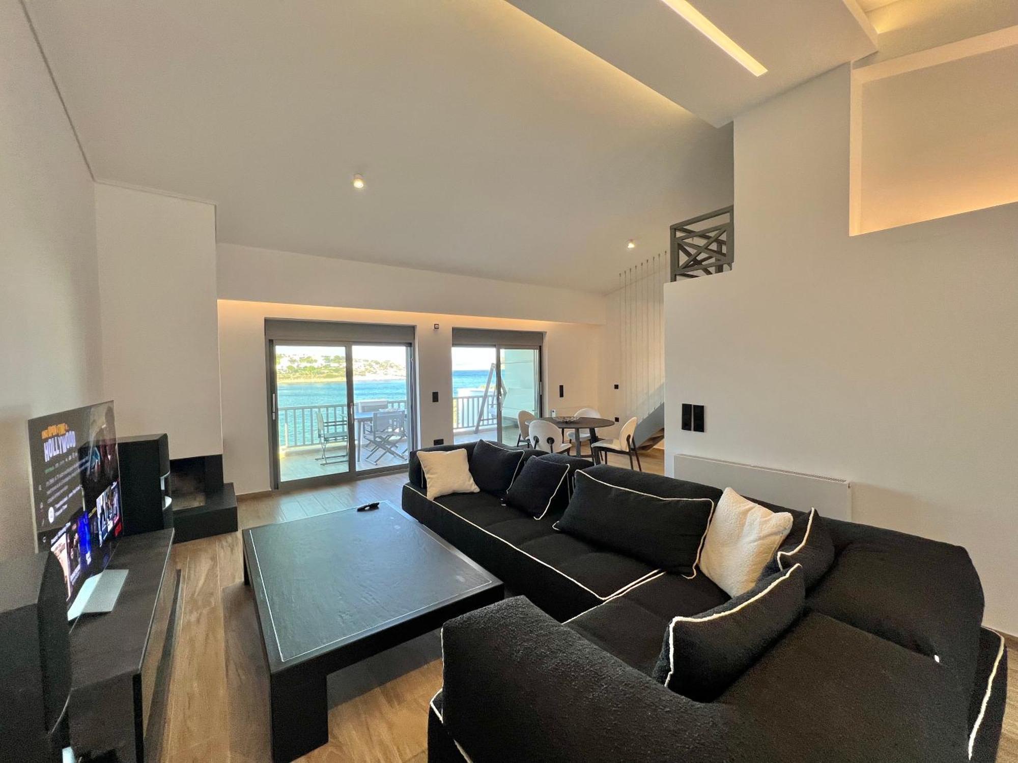 Sounio - Waterfront Luxury Spa Villa Pounta Zeza 170 Sqm On Private Beach Sounion Exterior foto